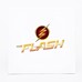 Серебристый браслет Флэш Молния (The Flash) со стеклянной линзой