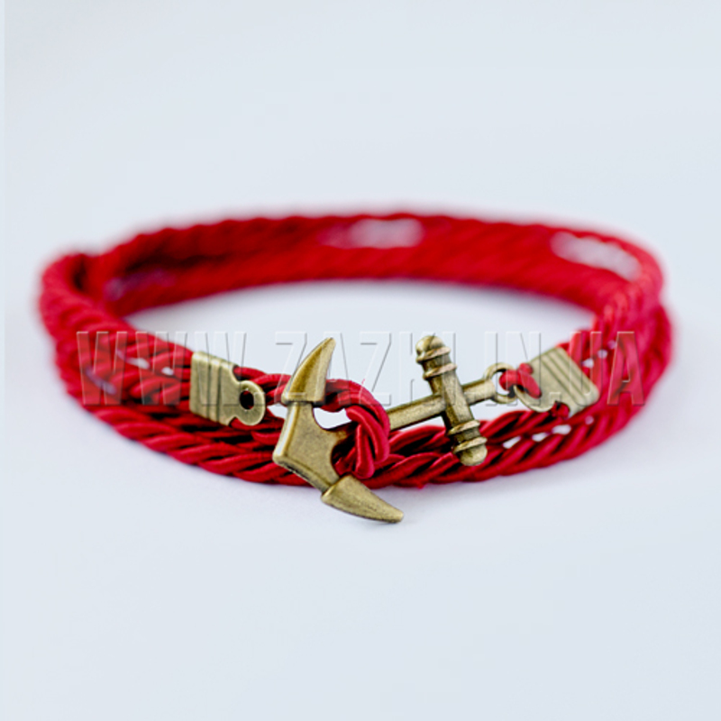 Браслет с якорем