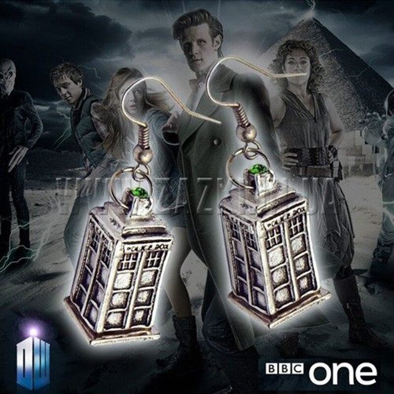 Серьги "TARDIS"