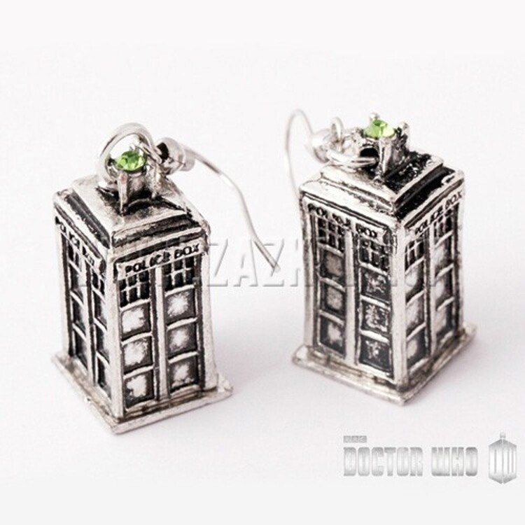 Серьги "TARDIS"