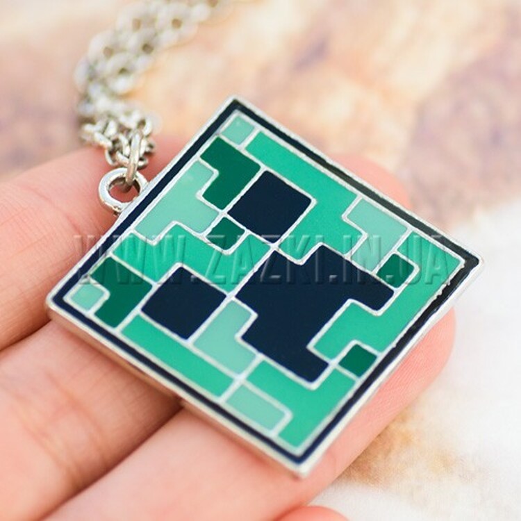 Подвеска "Minecraft Creeper"  