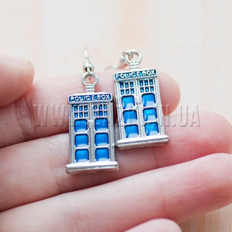 Серьги "Тардис"