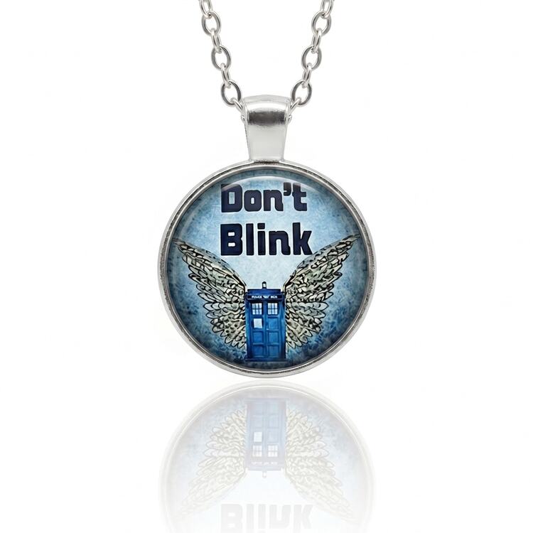 Кулон Доктор Кто TARDIS Don't Blink