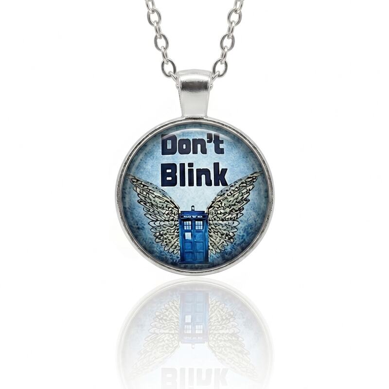 Кулон Доктор Кто TARDIS Don't Blink