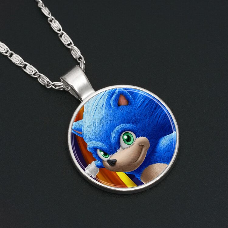 Объемный кулон Sonic супер ежик