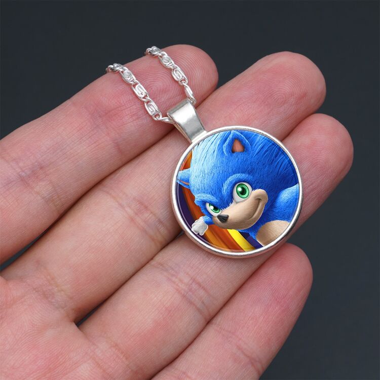 Объемный кулон Sonic супер ежик