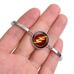 Серебристый браслет Флэш Молния (The Flash) со стеклянной линзой