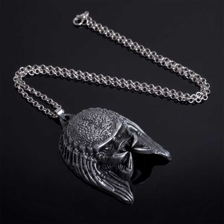 Металлический кулон-подвеска Хищник Маска Охотника Яутжа (Predator)