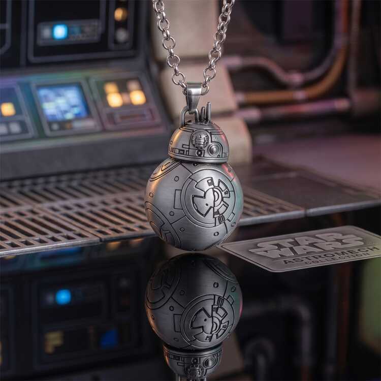 Объемный металлический кулон-подвеска Звездные Войны Дроид BB-8 (Star Wars)