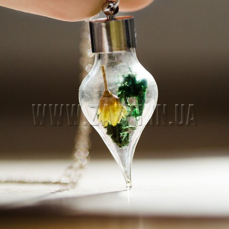 Кулон "FLOWER IN BOTTLE"