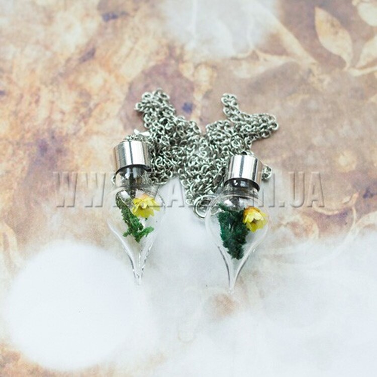 Кулон "FLOWER IN BOTTLE"