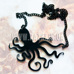 Кулон "Чорний восьминіг"