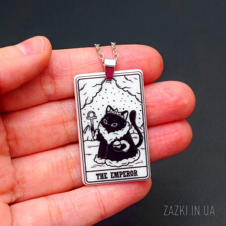 Акриловая подвеска в виде карты таро Император The Emperor