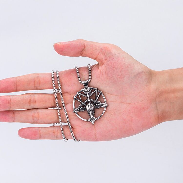 Подвеска Сигил Бафомета из нержавеющей стали