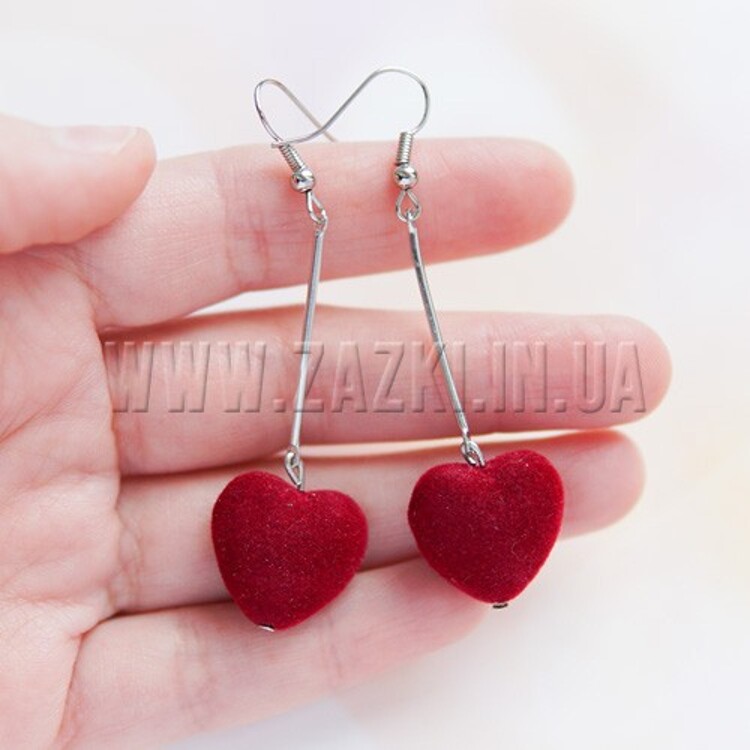 Сережки "Сердечка"