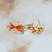 Сережки "Gold fish"