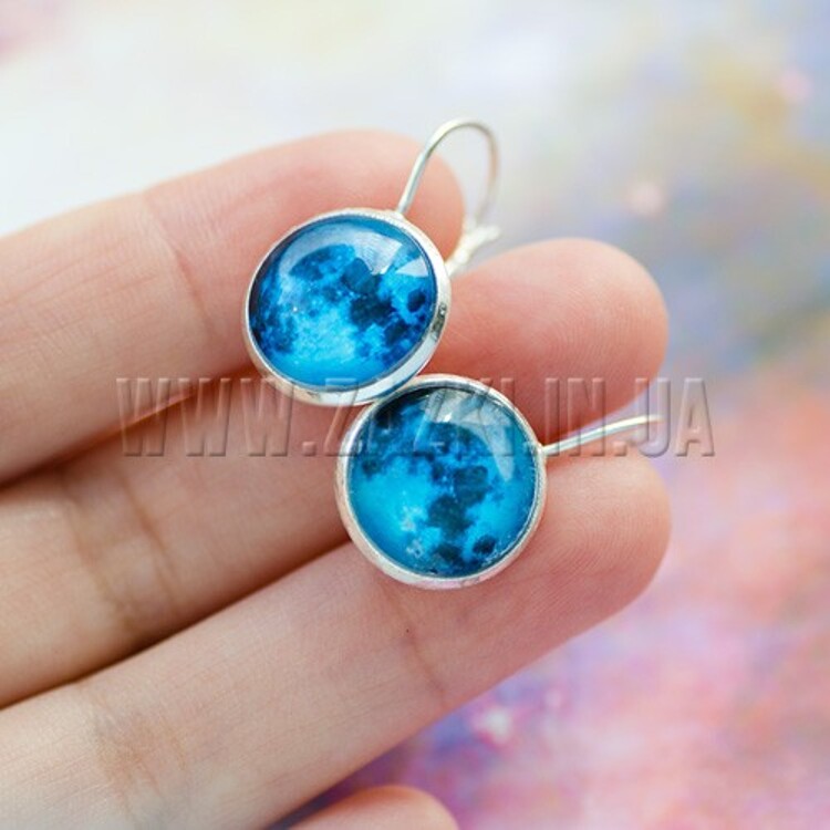 Сережки "Blue Moon"