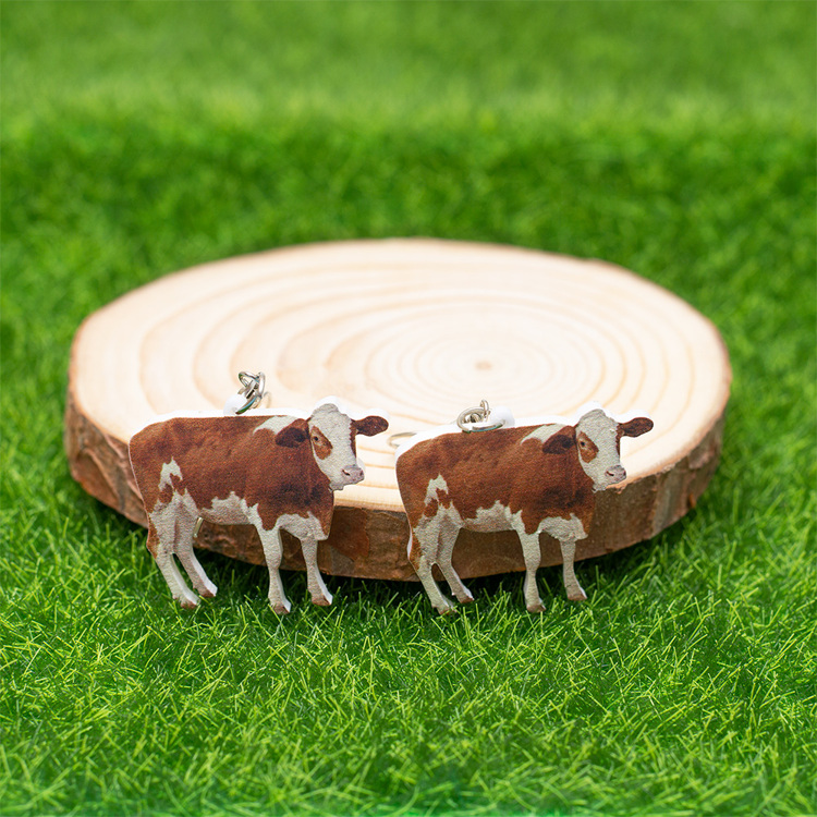 Серьги "Корова"