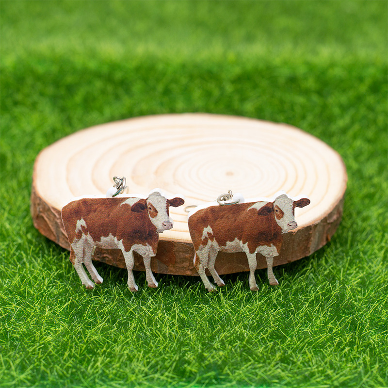Серьги "Корова"