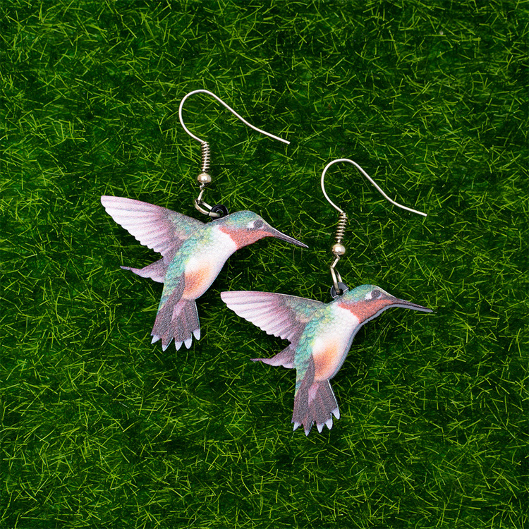 Серьги "Колибри"