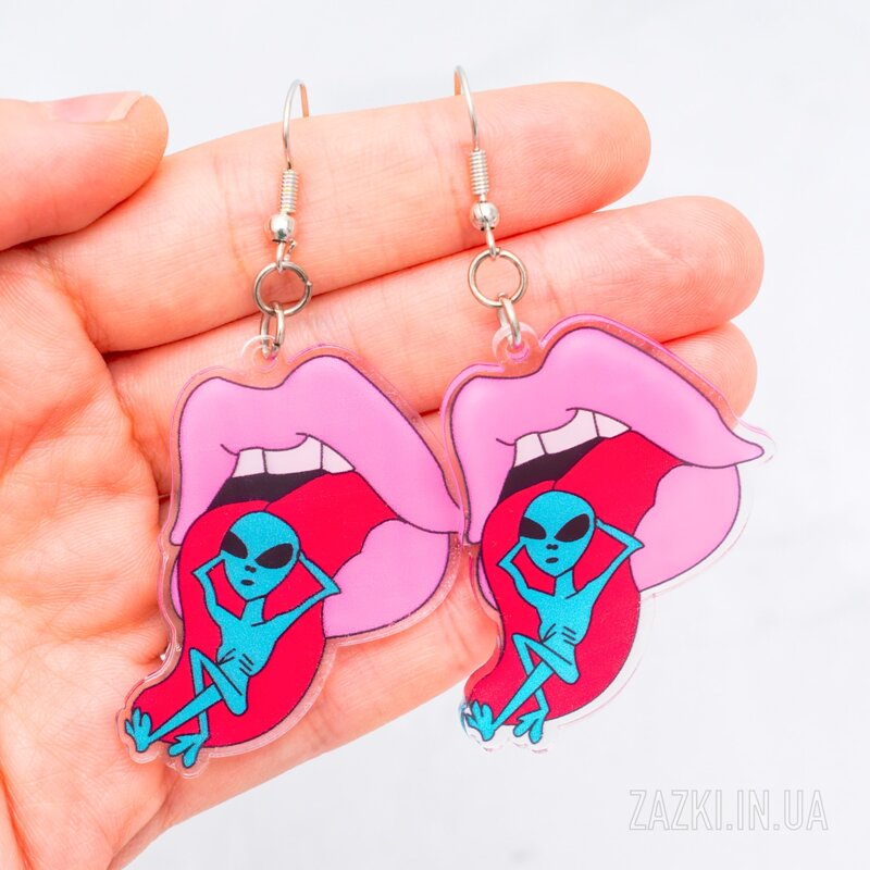 Серьги Инопланетянин