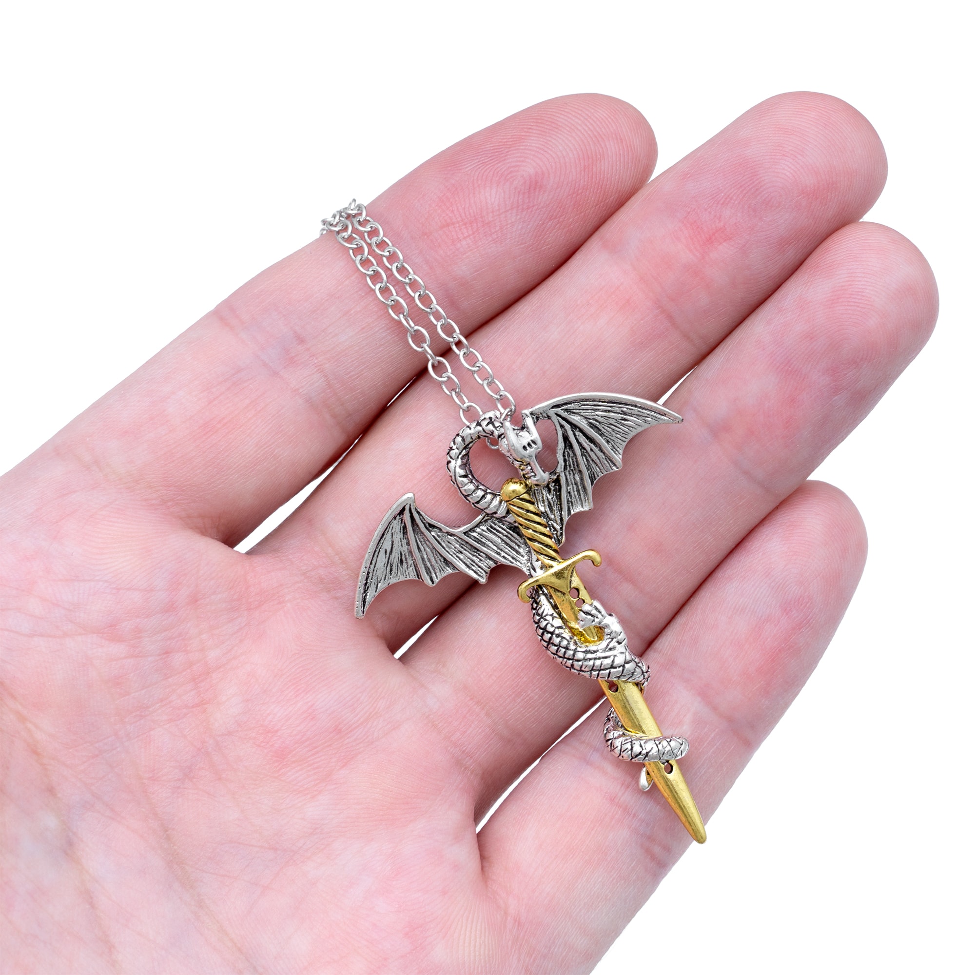 Кулон Дракон і меч