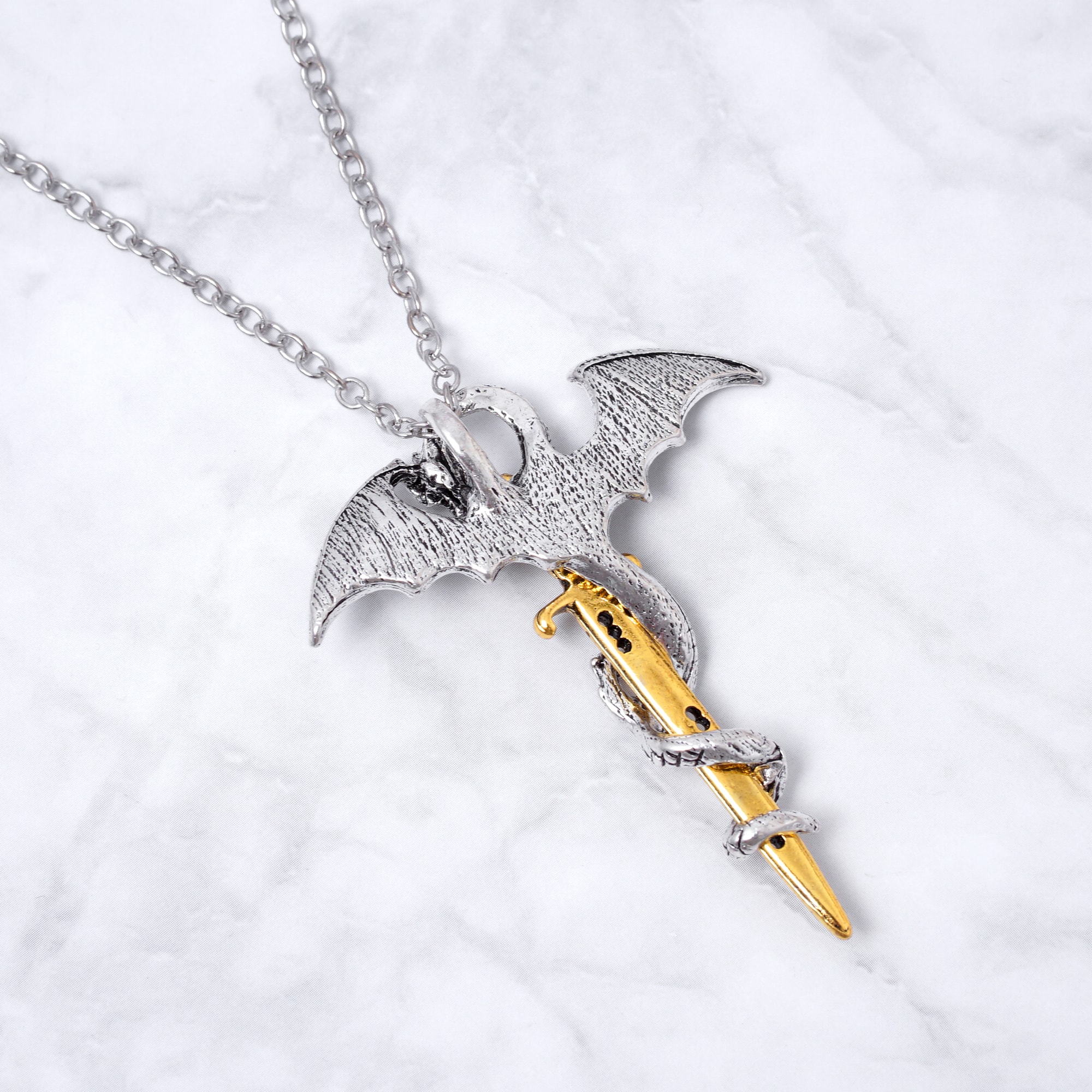 Кулон Дракон і меч