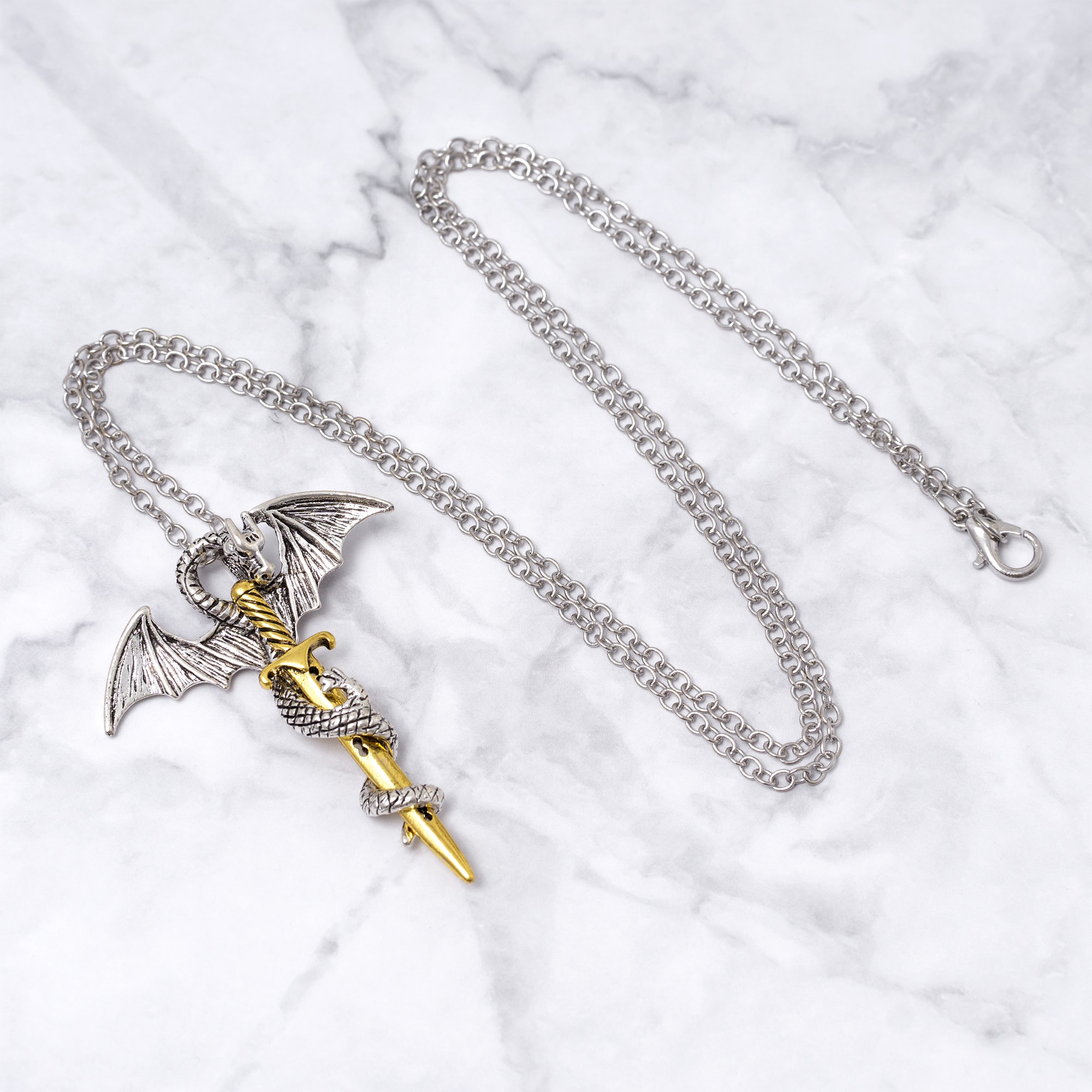 Кулон Дракон і меч