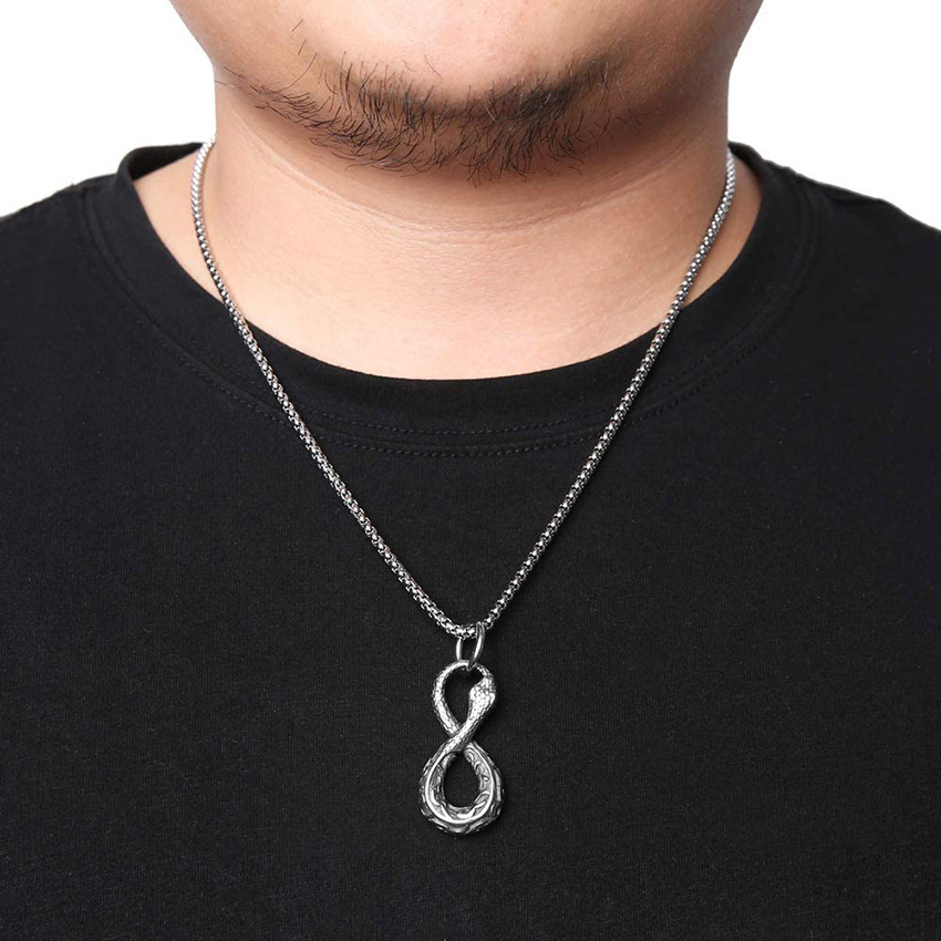 Кулон Змія у вигляді знака нескінченності