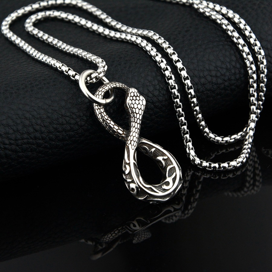 Кулон Змія Символ нескінченності