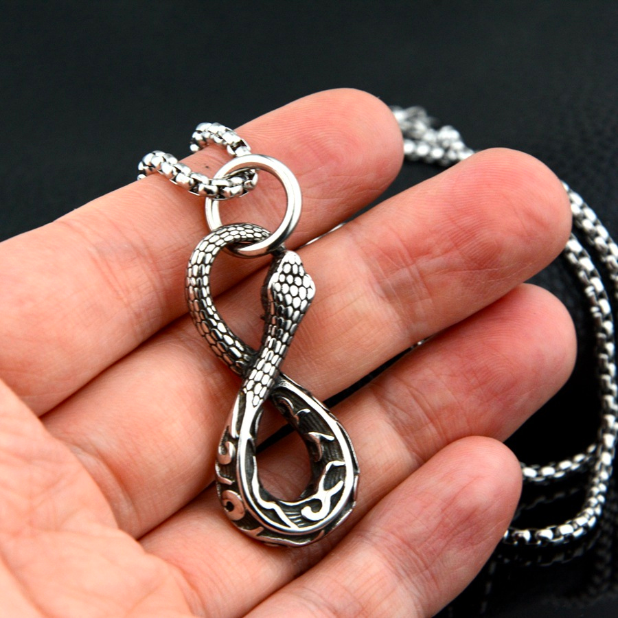 Кулон Змія Символ нескінченності