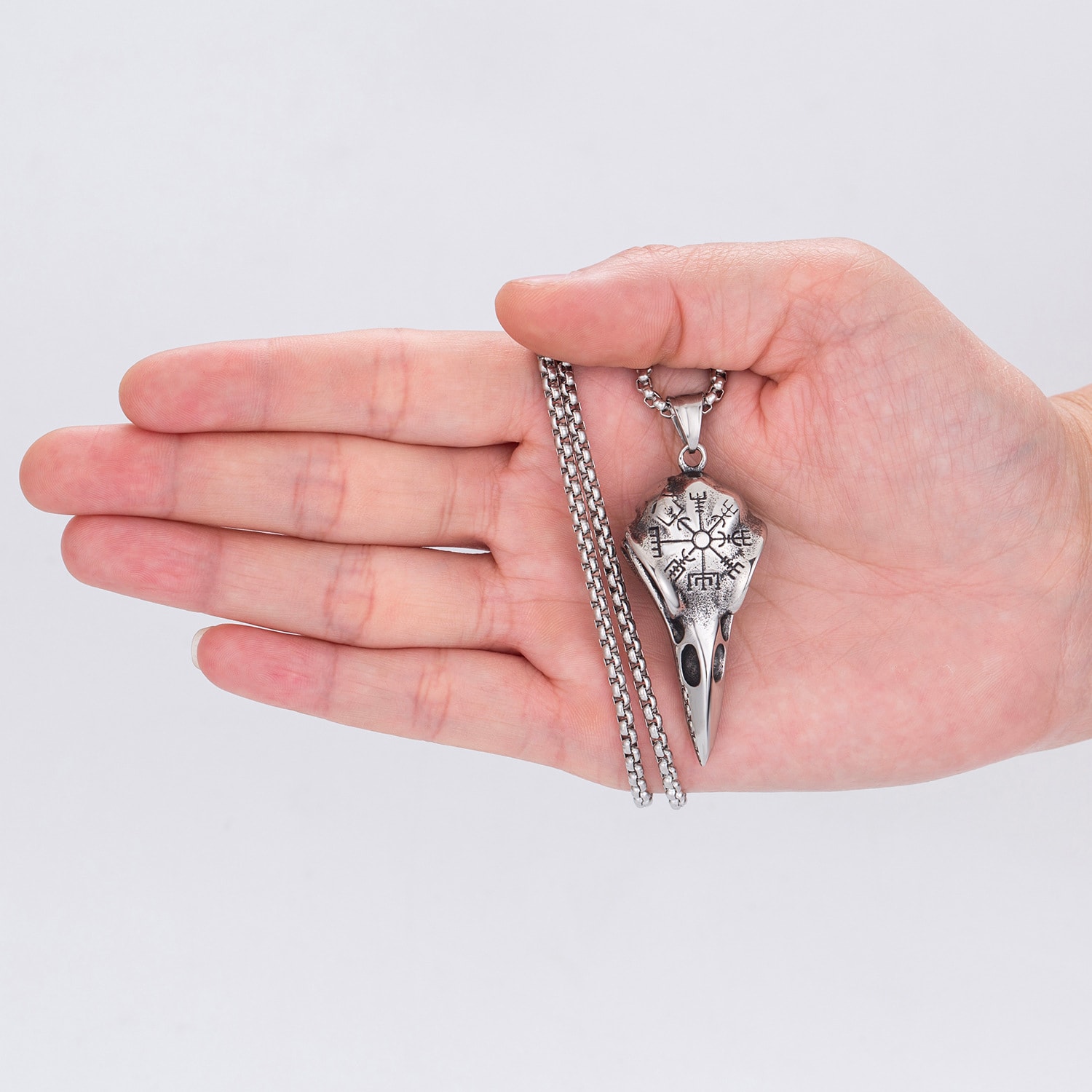 Кулон Череп ворона з вегвізиром