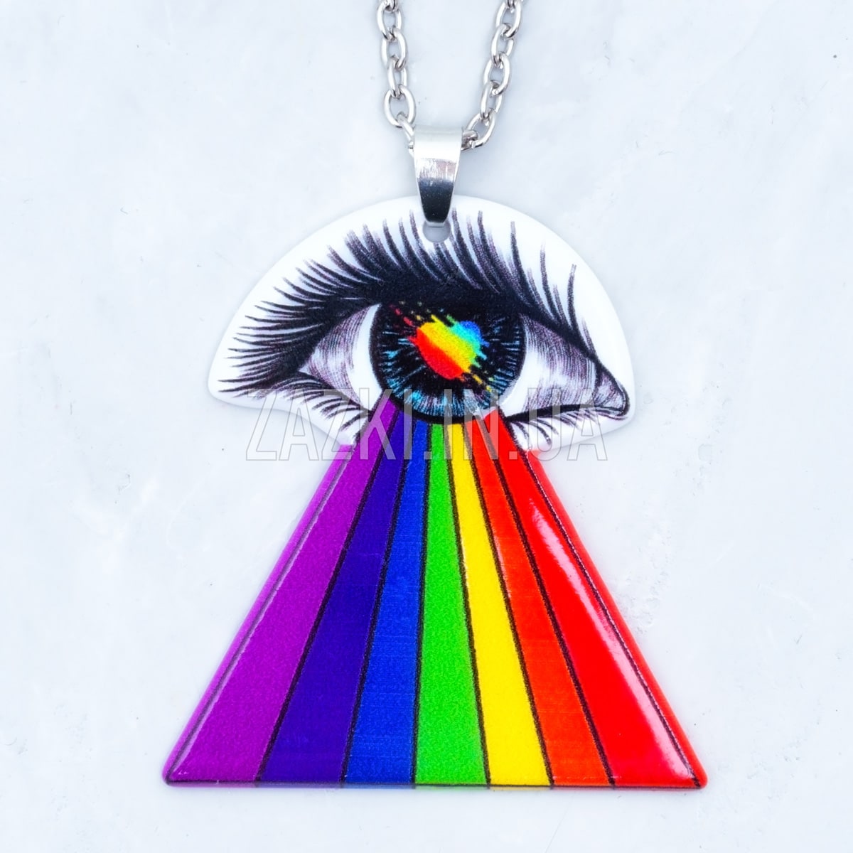 Кулон Око з веселкою
