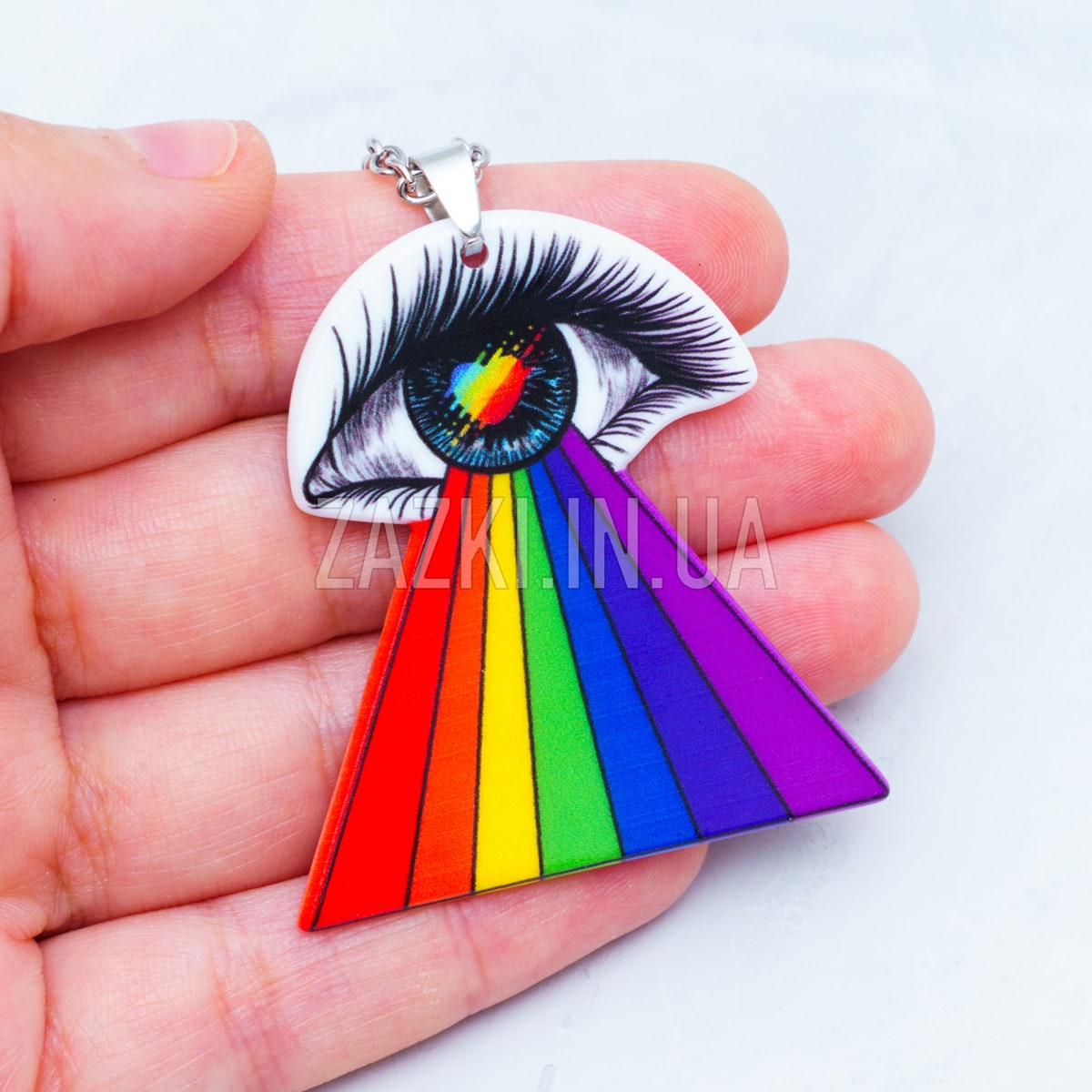 Кулон Око з веселкою