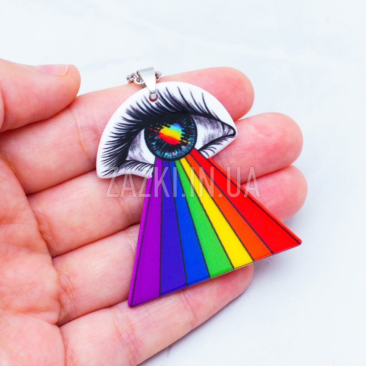Кулон Око з веселкою
