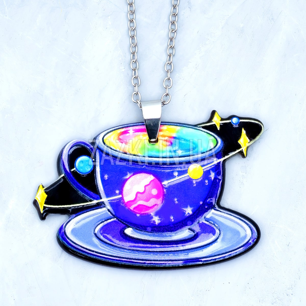 Кулон Всесвіт у чашці чаю