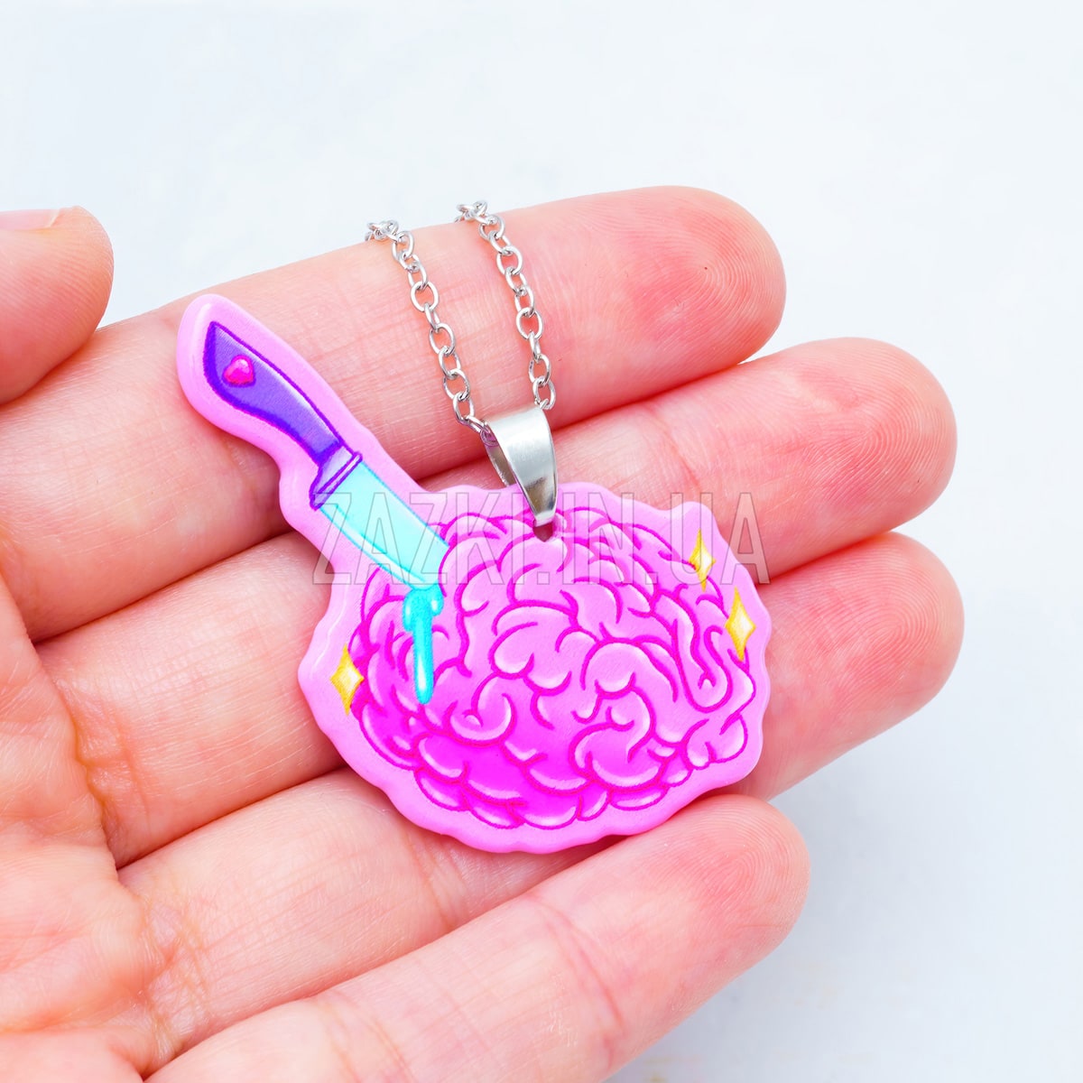 Кулон Мозок з ножем