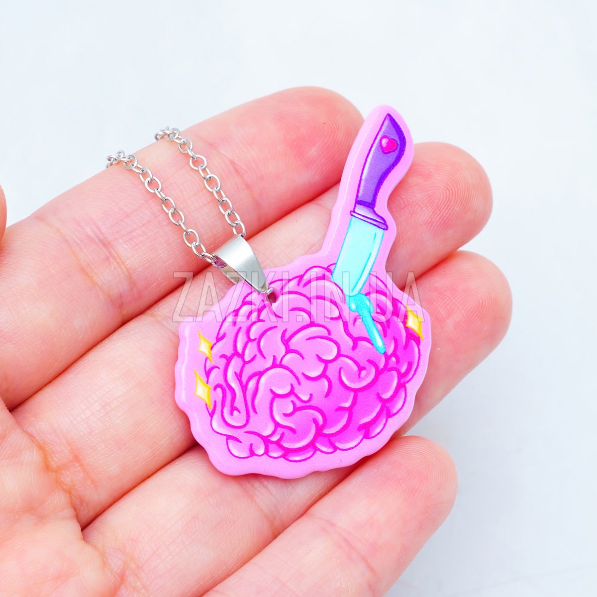 Кулон Мозок з ножем