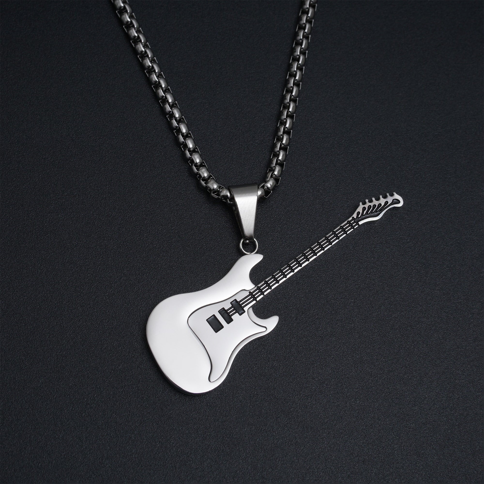 Кулон Гітара з нержавіючої сталі