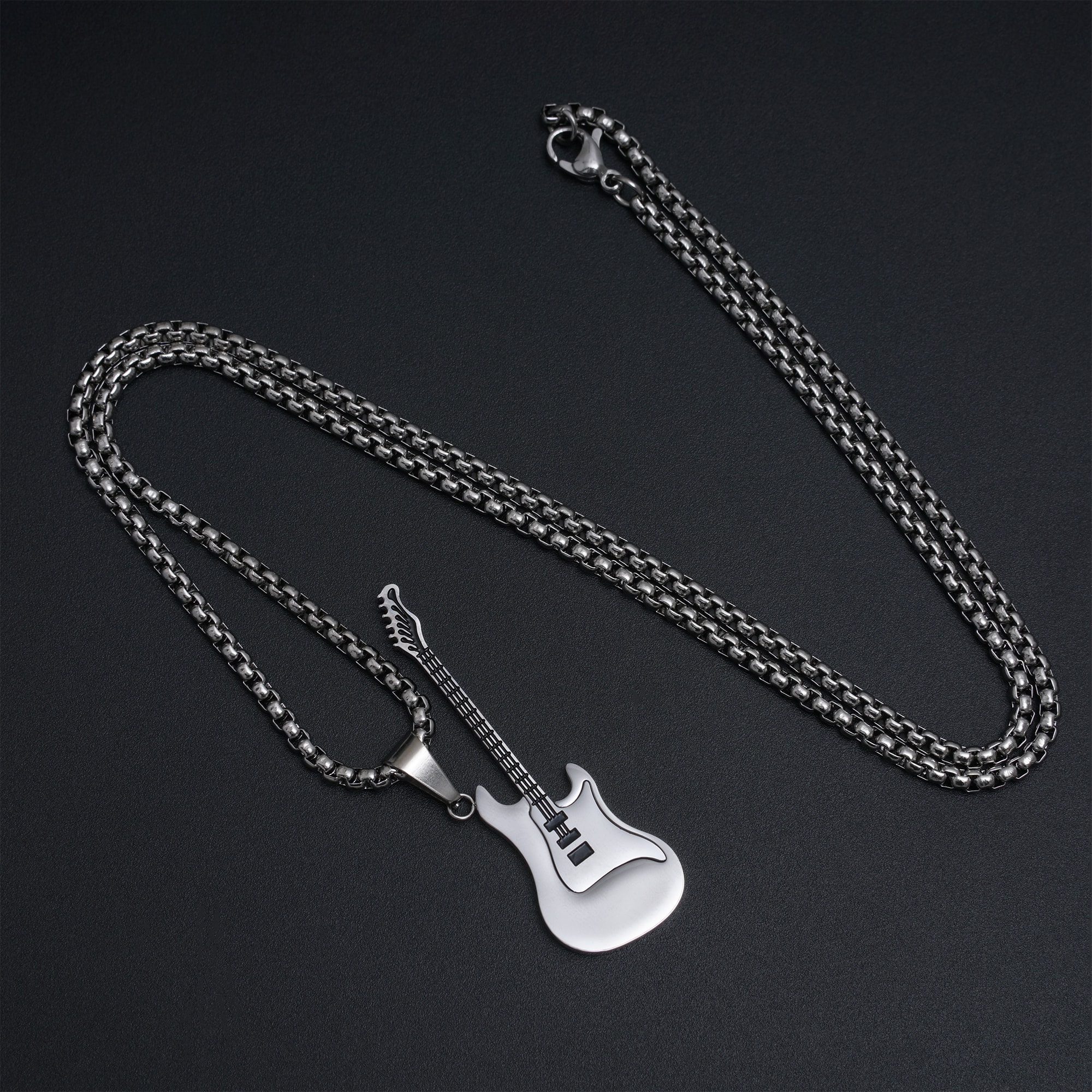 Кулон Гітара з нержавіючої сталі