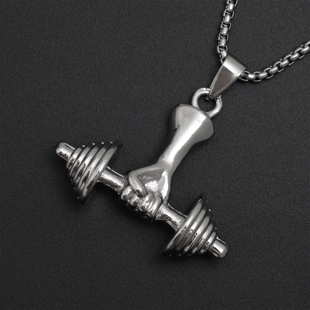 Кулон Гантель