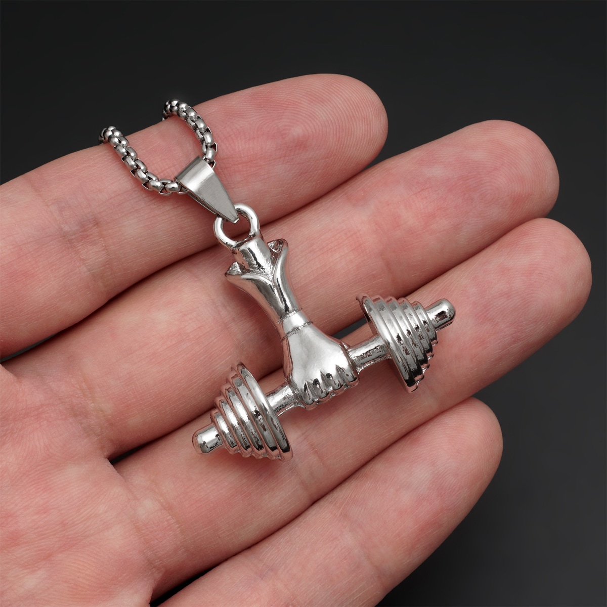 Кулон Гантель