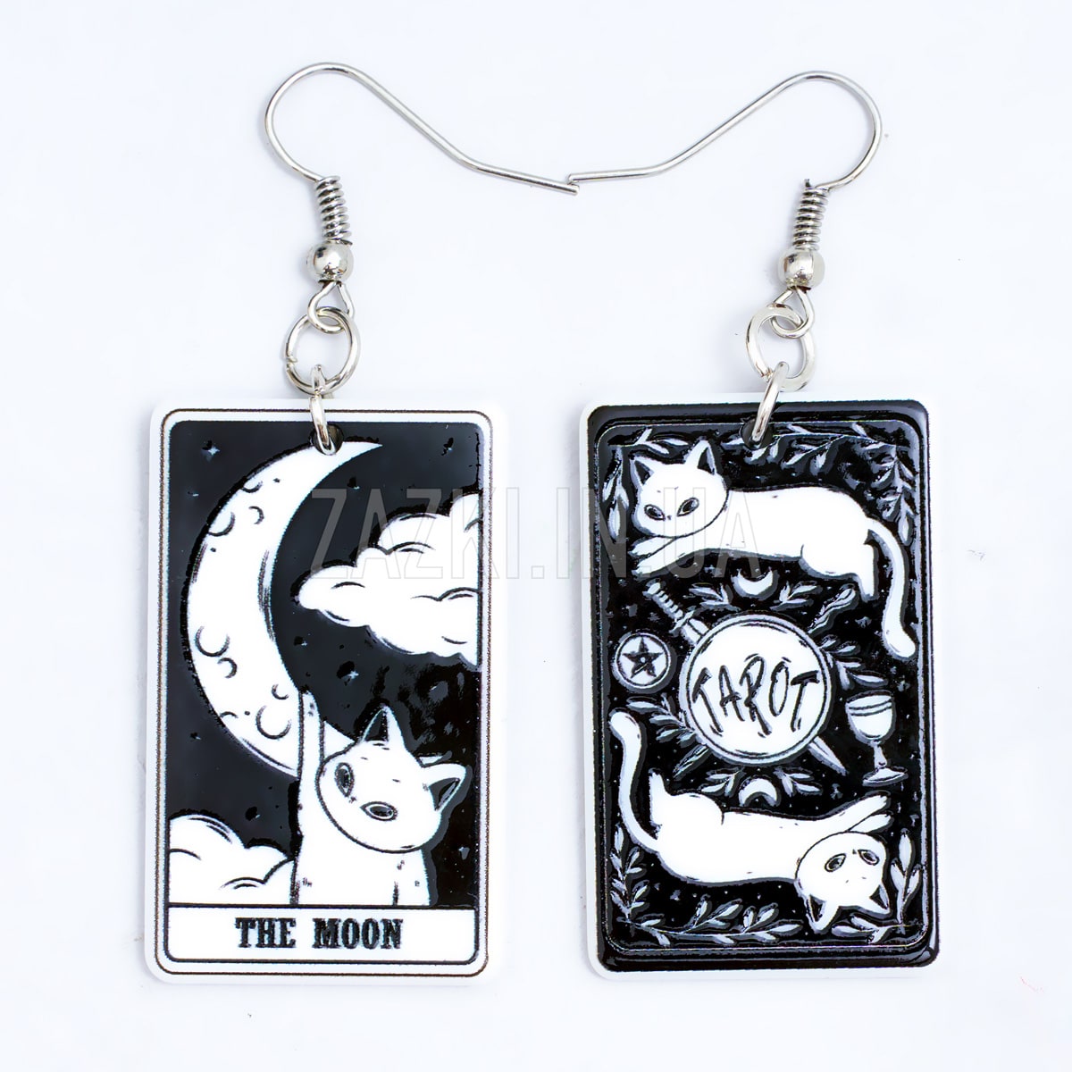 Сережки Карта Таро Місяць