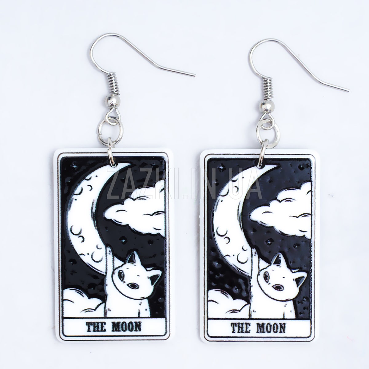 Сережки Карта Таро Місяць