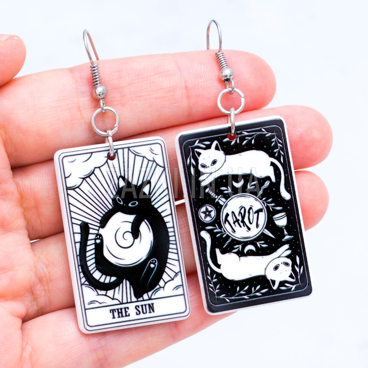 Сережки Карта Таро Сонце