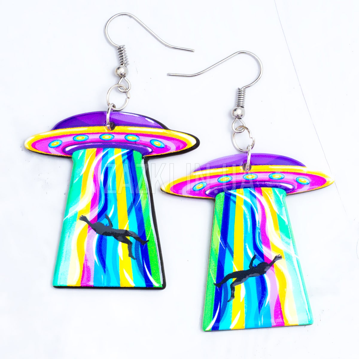 Сережки Літаюча тарілка